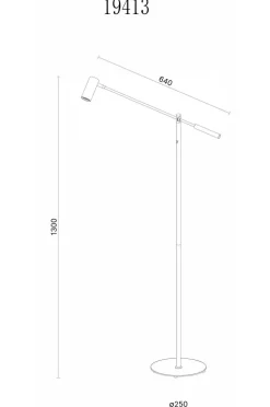 Aneta Lighting Gulvlampe Concord