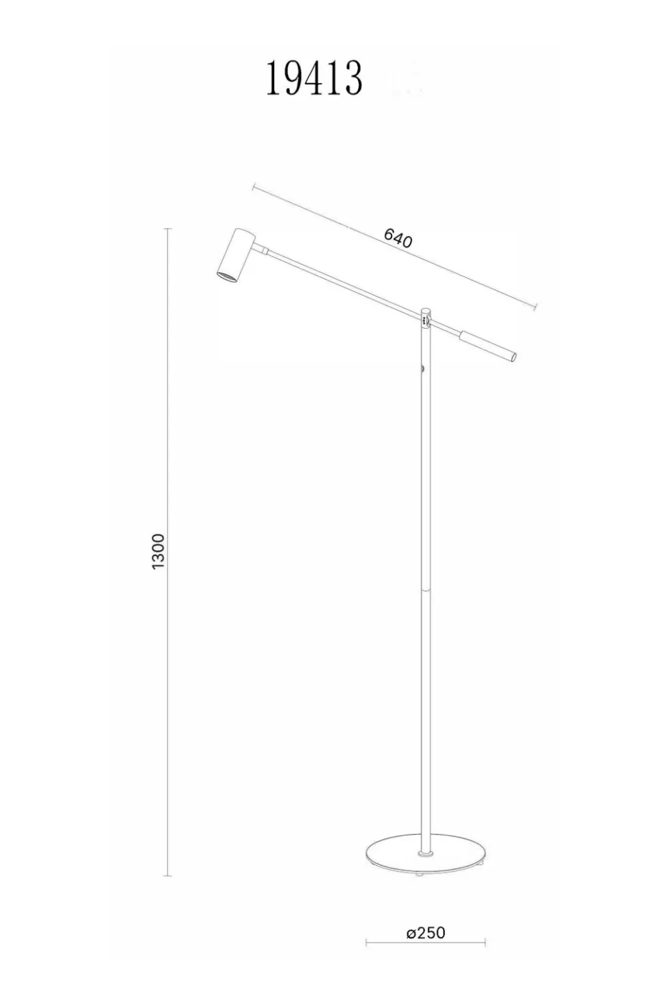 Aneta Lighting Gulvlampe Concord