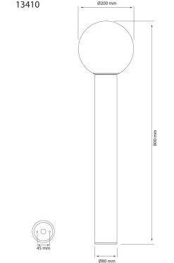 Aneta Lighting Pullertlampe Saltvik udendørs