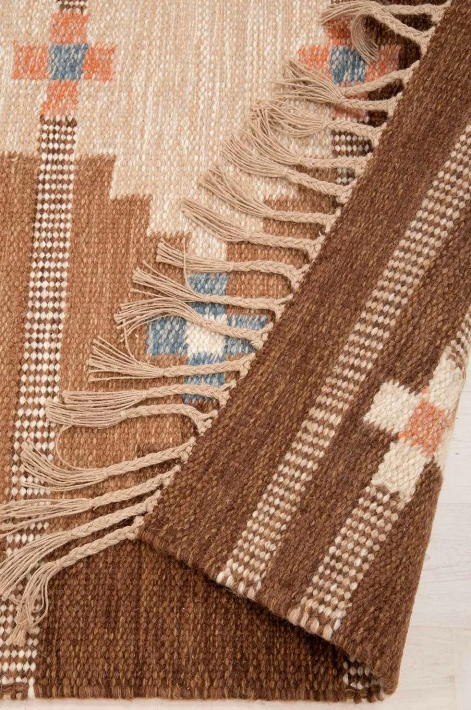 Bargi Uldtæppe Röllakan Beige 201x305