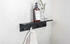 Beslag Design Base - krogskinne med hylde