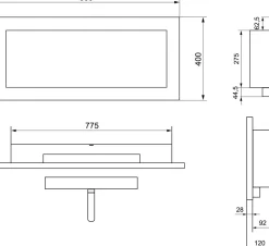 Biopejs Butikken Etanolkamin 90 cm