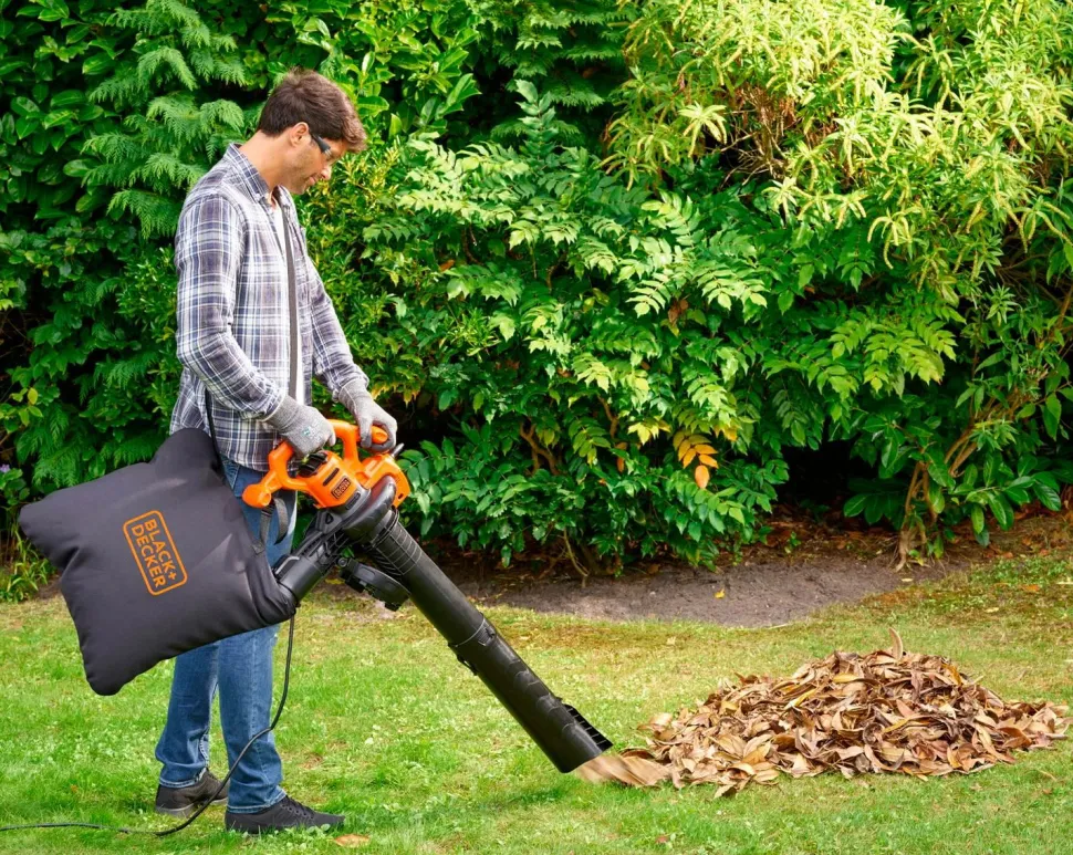 Black & Decker Løvblæser 2500W Blæse- & Sugefunktion