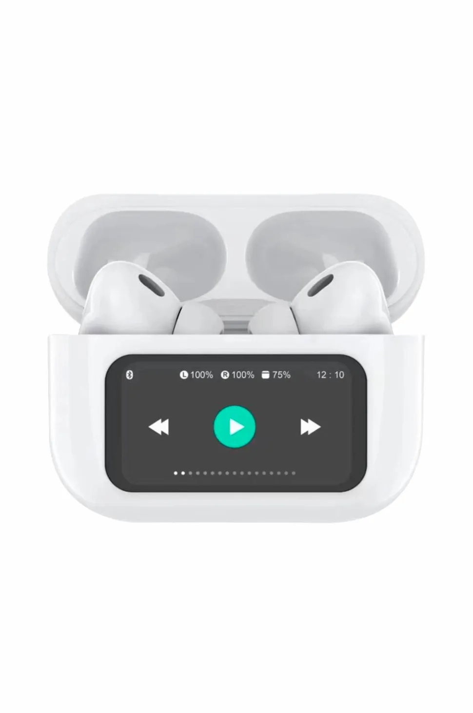 Celly Soundled True Wireless Bluetooth Headset med LED-display hvid