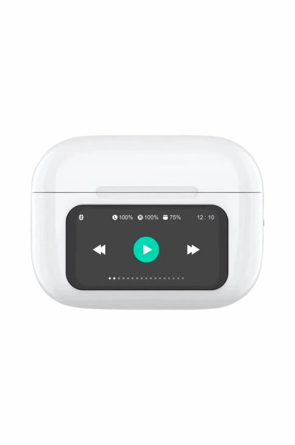 Celly Soundled True Wireless Bluetooth Headset med LED-display hvid