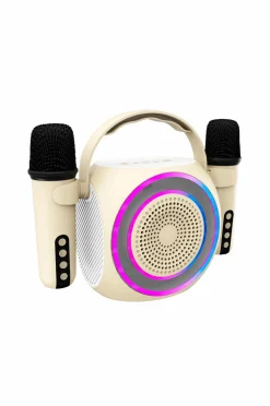 Celly Trådløs højttaler RGB + 2 trådløse Mikrofoner Partymic2