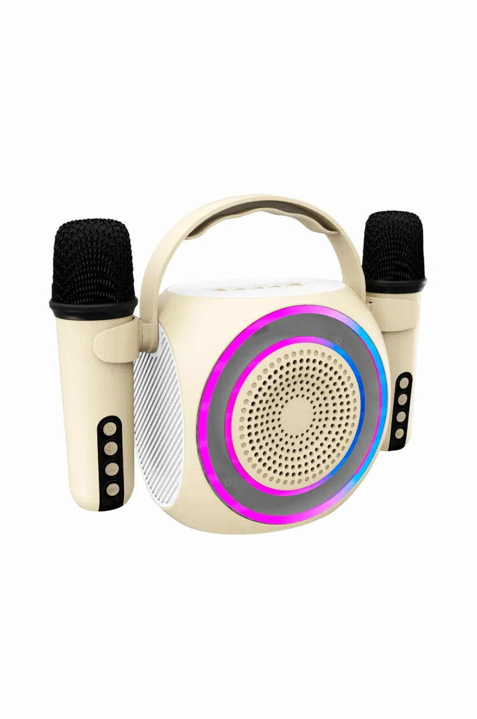 Celly Trådløs højttaler RGB + 2 trådløse Mikrofoner Partymic2