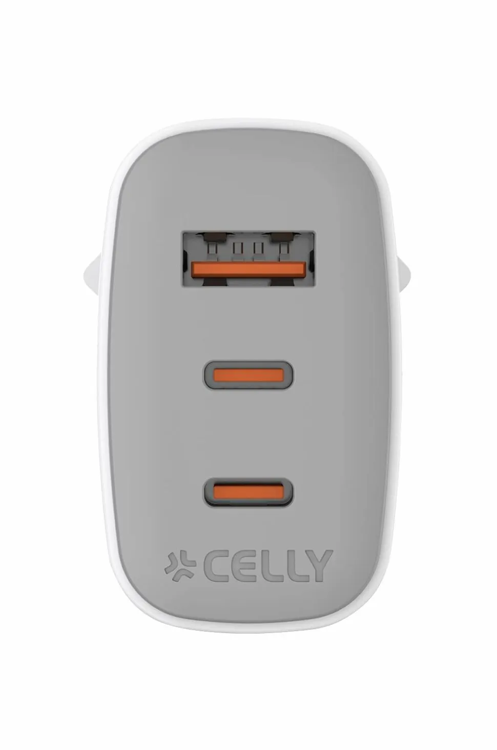 Celly Usb-oplader Gan 1 x Usb-a + 2 x Usb-c PD 65w