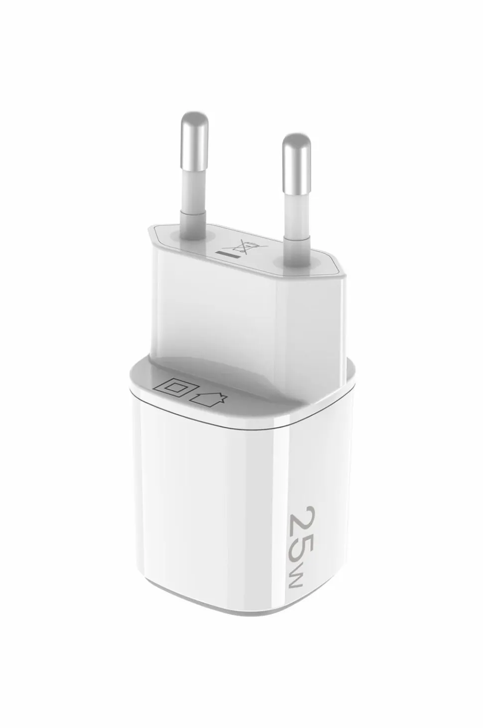 Celly Usb-oplader Gan 1 x Usb-a + 1 x Usb-c PD 25w