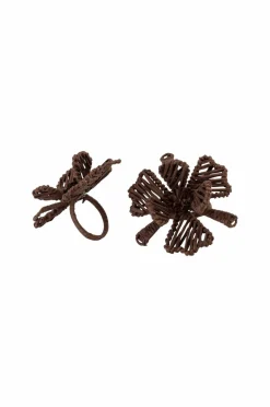 Chamois Servietring Flower 2 stk