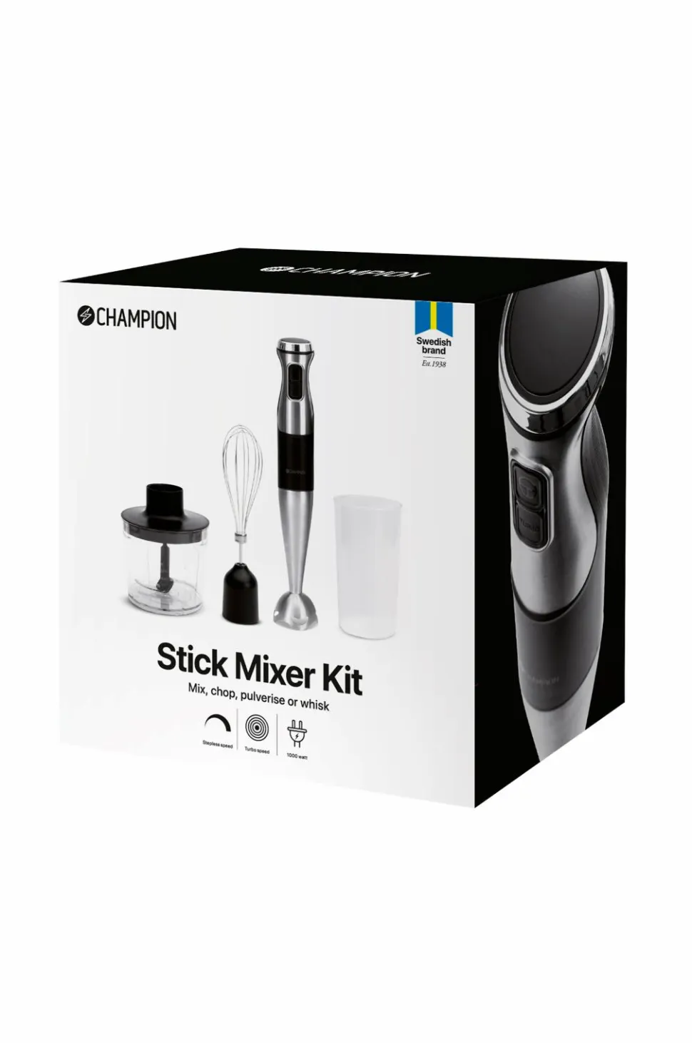 Champion Nordic Stavblender MultiKit 1000W STM600