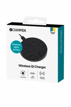 Champion Nordic Trådløs oplader metal/stof
