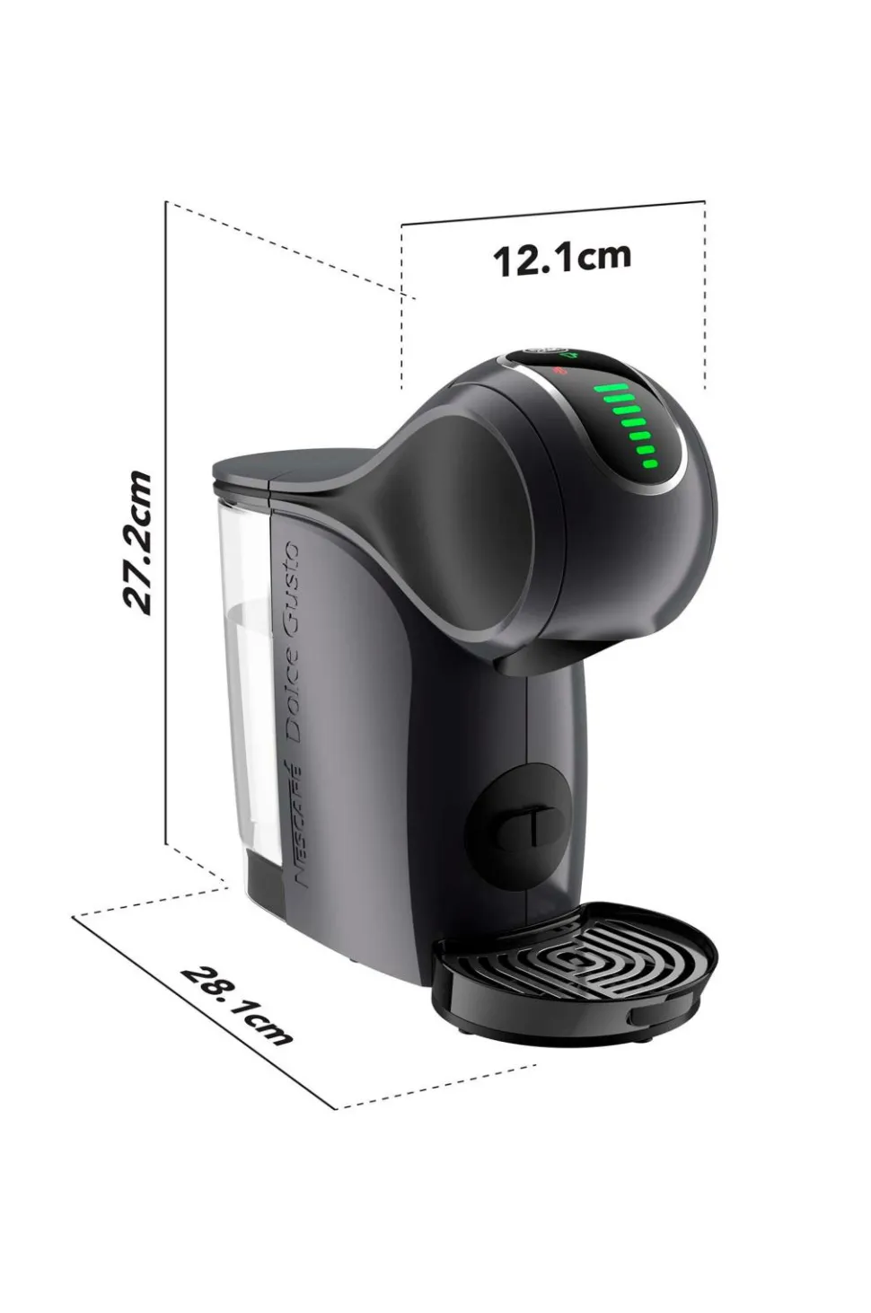 Delonghi Kapselkaffemaskine Edg426.gy Genio S Touch Automatic Anthracite