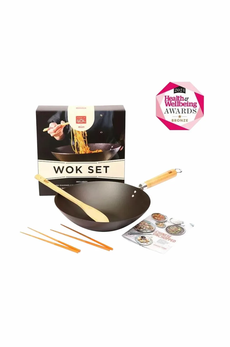 Dexam Wok-sæt School Of Wok Pre-Seasoned