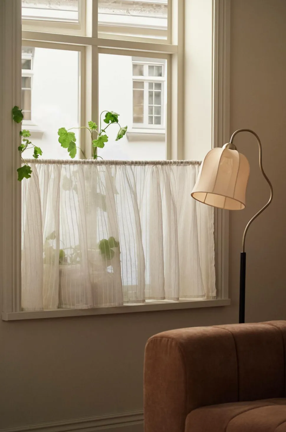 Ellos Home Café-gardin Cornelia Bottom Curtain