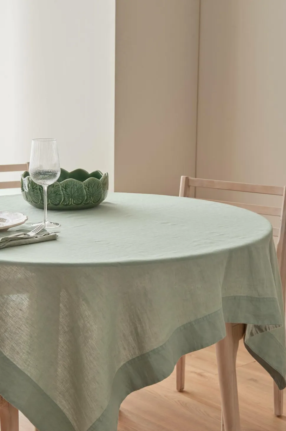 Ellos Home Dug Malva i 100% hør 140x140 cm