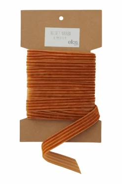 Ellos Home Gavebånd Velvety Stripe i velour, 10 m