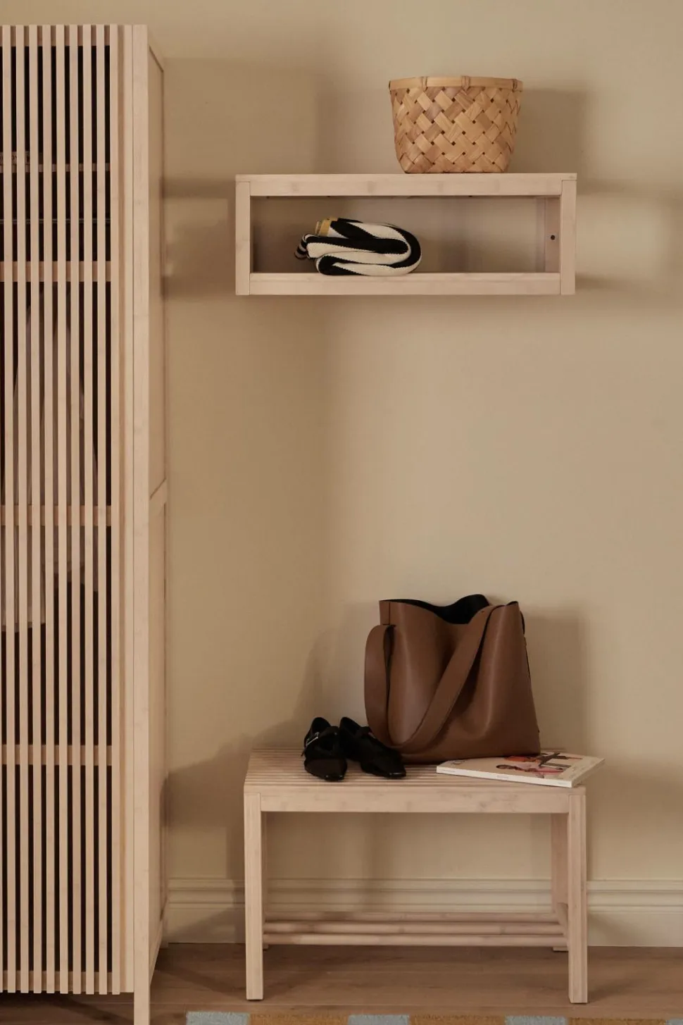 Ellos Home Hattehylde / skohylde Stripe