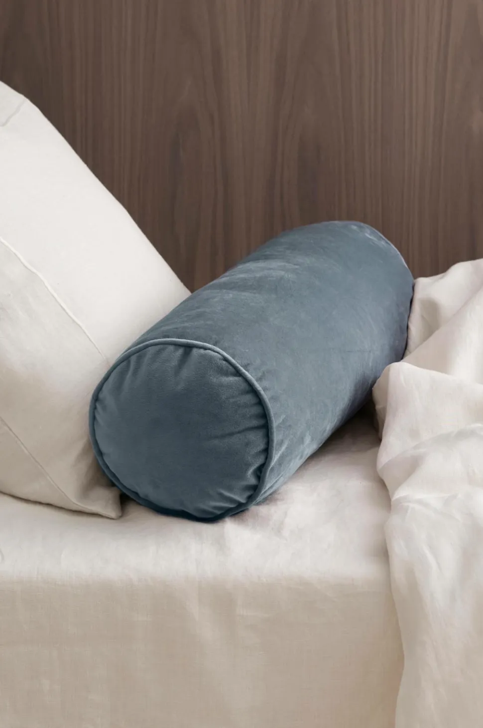 Ellos Home Pølsepude Nora Cylinder i velour