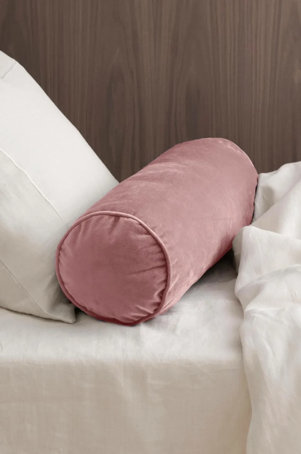 Ellos Home Pølsepude Nora Cylinder i velour