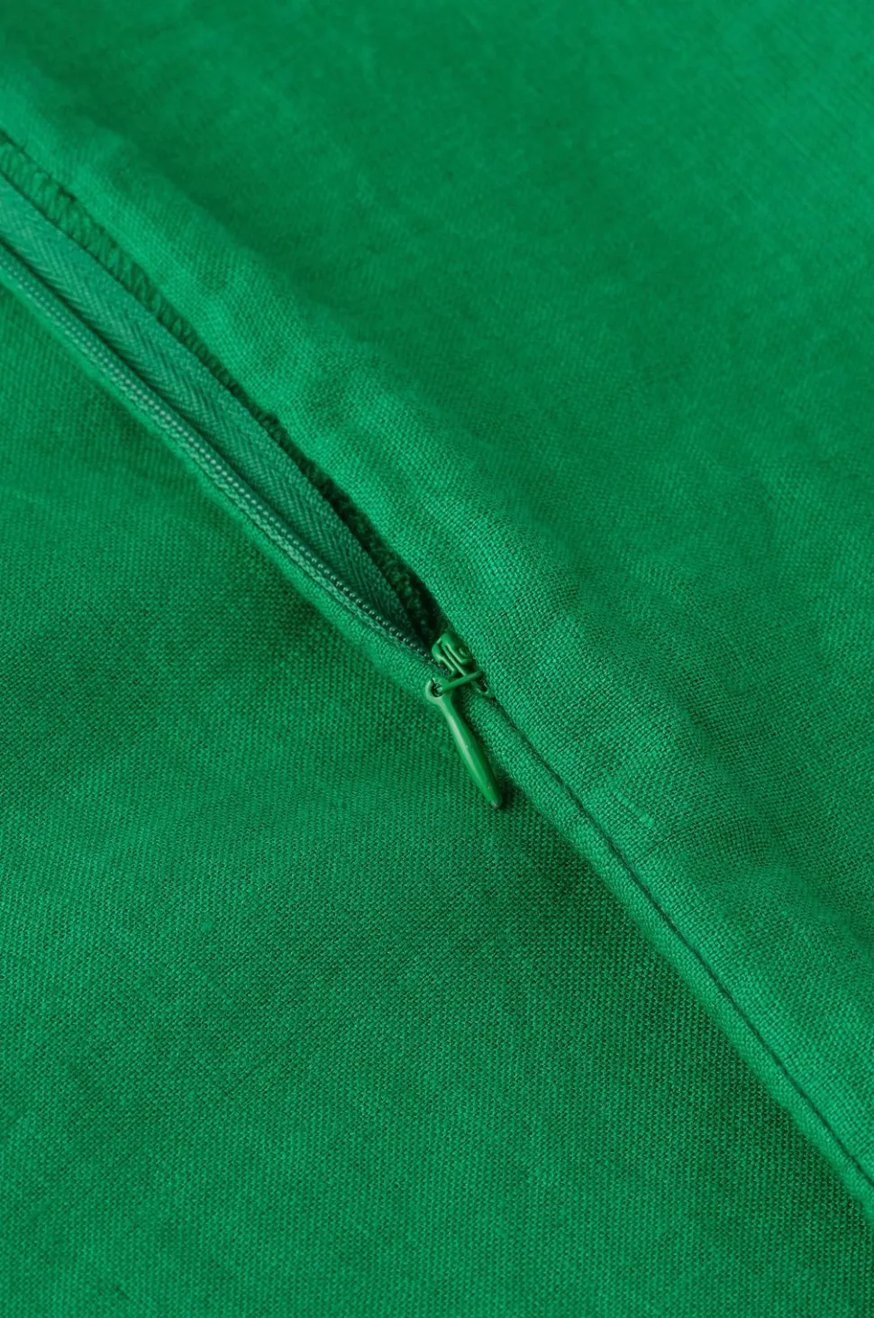 Ellos Home Pudebetræk Candice Zip i vasket hør 50x50 cm
