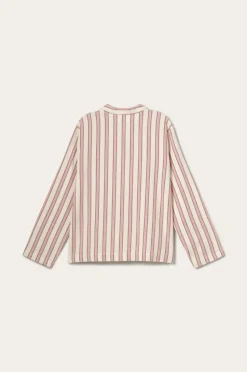 Ellos Home Pyjamasskjorte Valerie Thin Stripe Long Sleeve