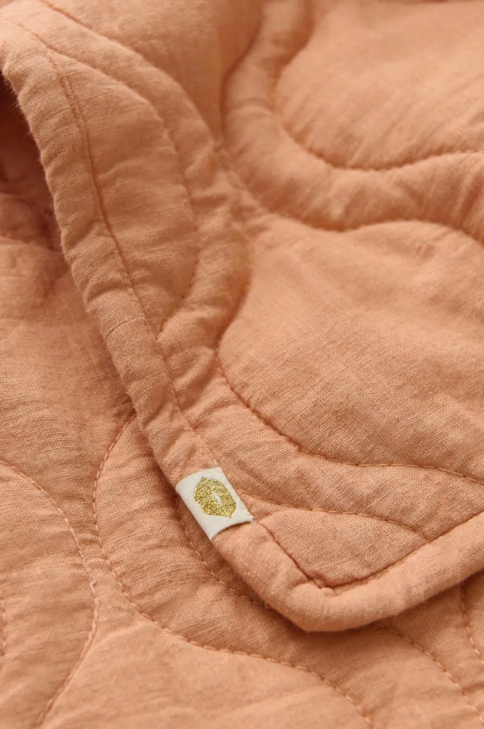 Ellos Home Sengetæppe Elly Quilted i genanvendt halvlinned