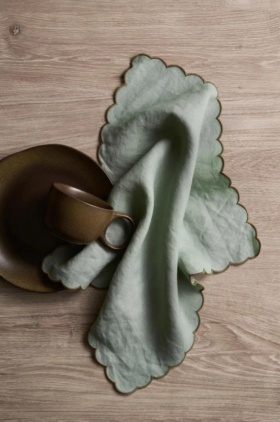 Ellos Home Servietter Malva Scallop 40x40 cm 2-pak