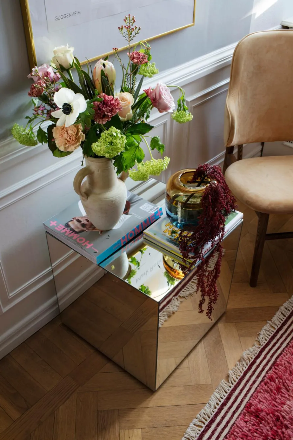 Ellos Home Sidebord Kube med spejlglas