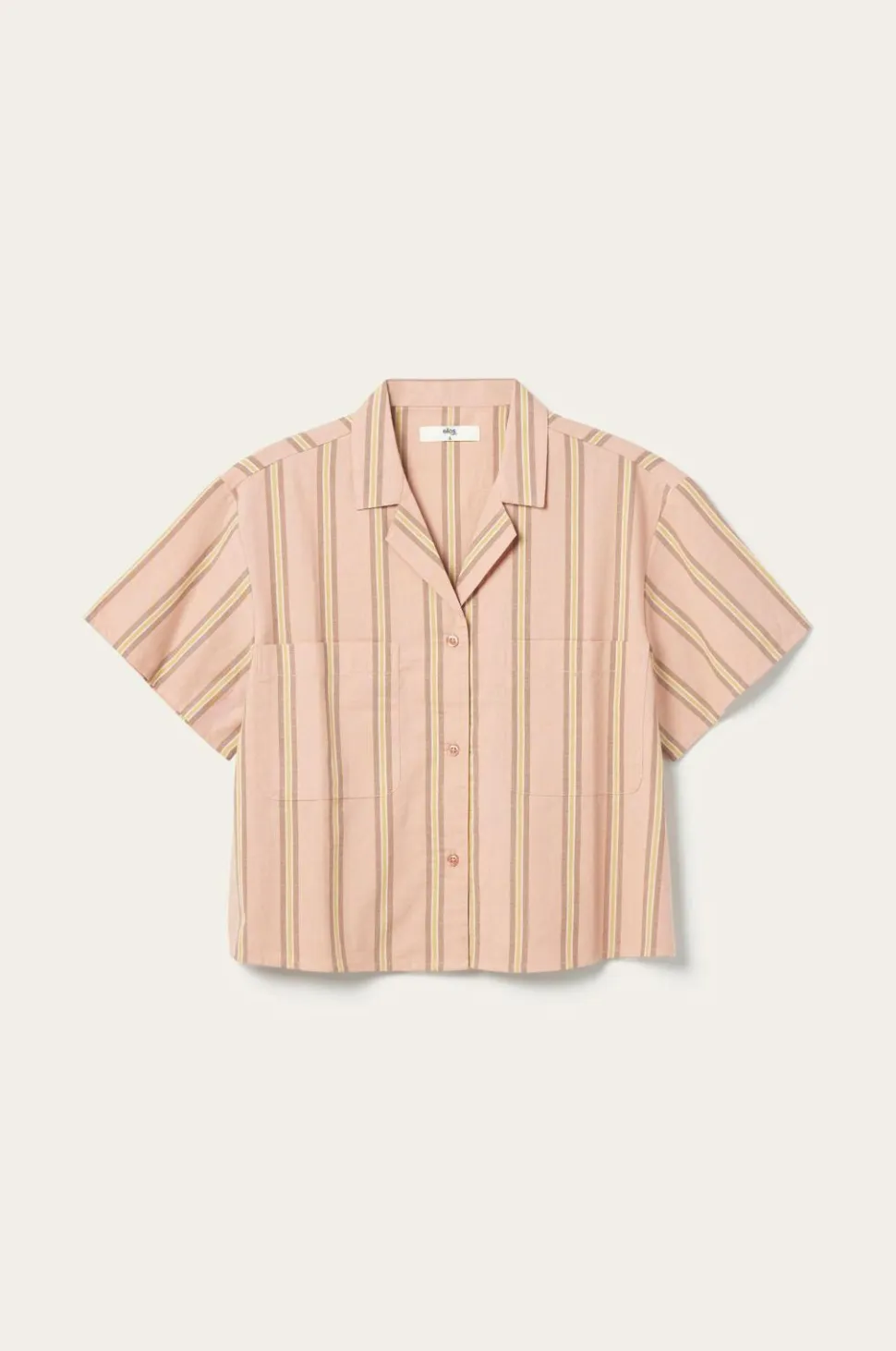 Ellos Home Skjorte Juliette Stripe Camp Collar