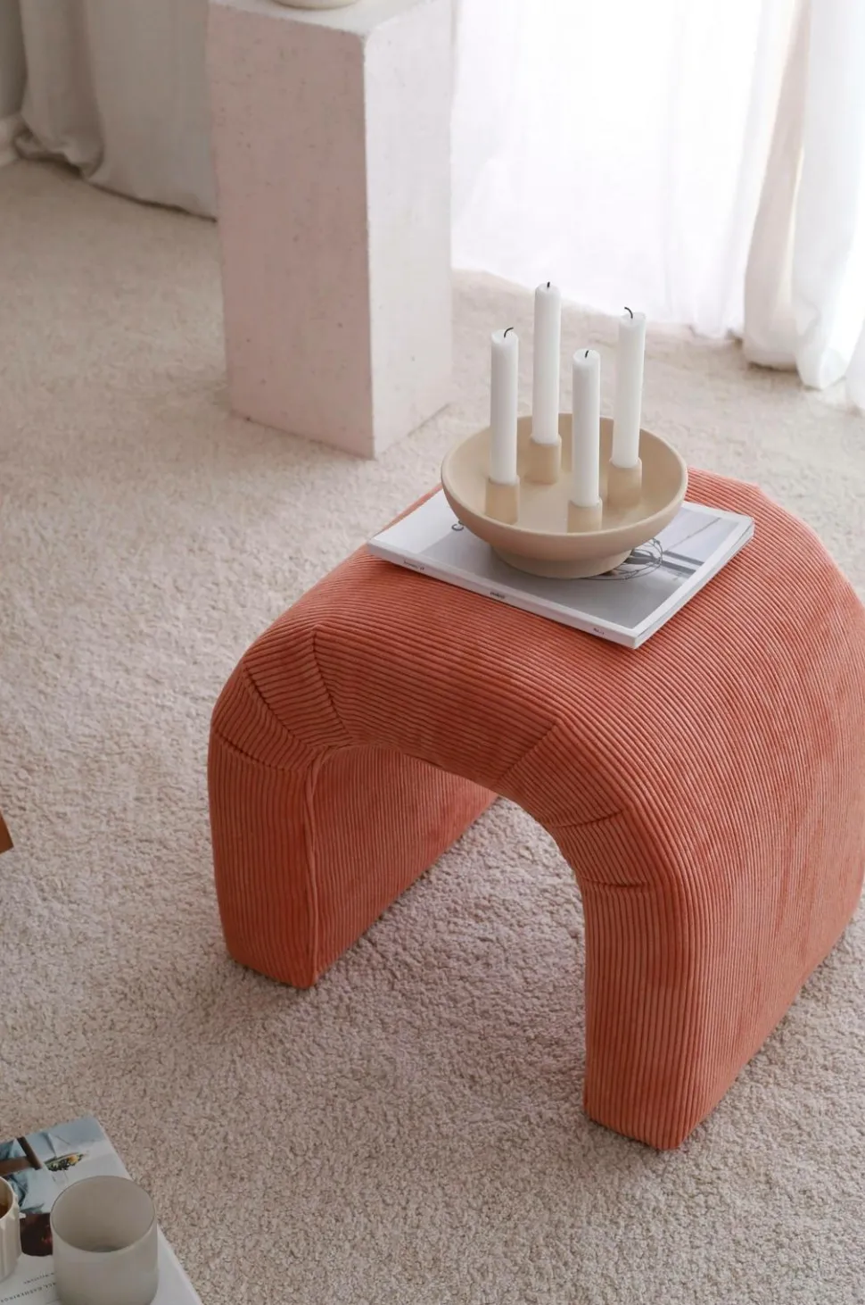 Hanah Home Pouffe-Atlanta