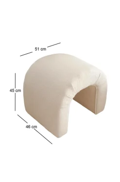 Hanah Home Pouffe-Cookie