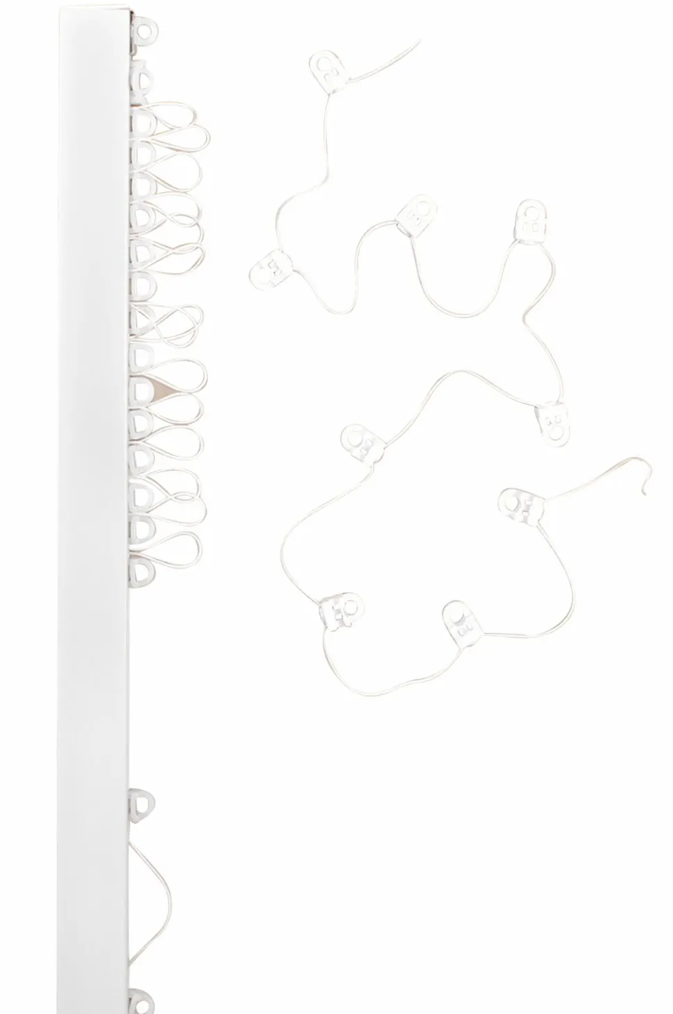 Hasta Gardinskinne Alex Wave 250 cm