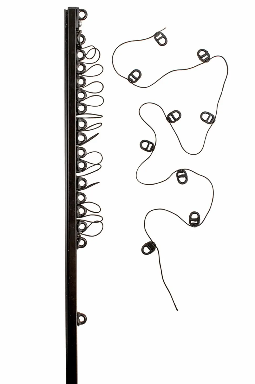 Hasta Gardinskinne U Wave 250 cm