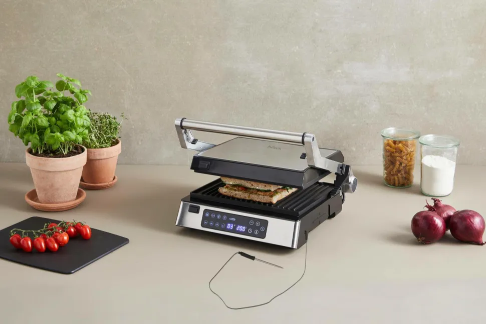 Haws Bordgrill / Panini-grill med digitalt termometer 2000W