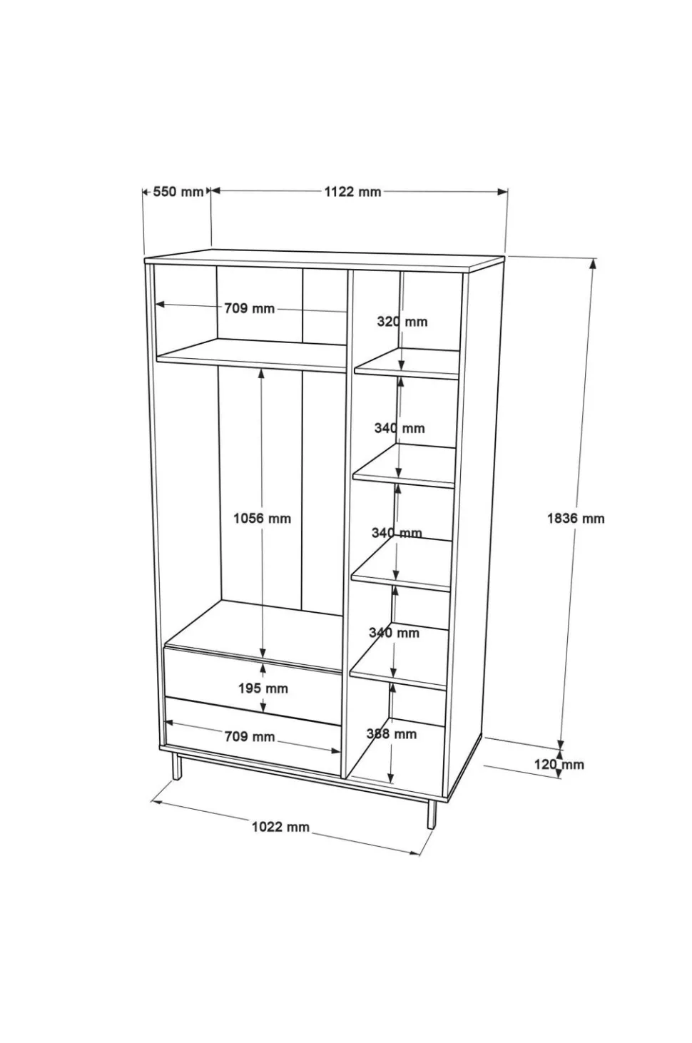 Homitis Garderobe-Calpin