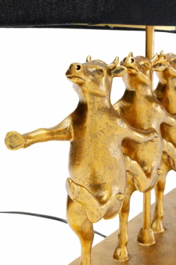 KARE Design Bordlampe Dancing Cows Sort