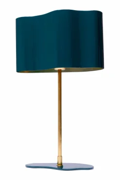 KARE Design Bordlampe Cloudy Oval Petrol 49cm
