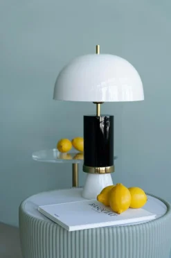 KARE Design Bordlampe Josy Hvid Sort 51cm