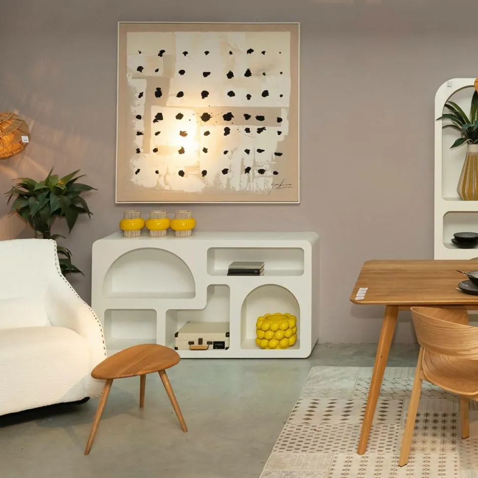 KARE Design Hylde Paco Hvid 140x75cm