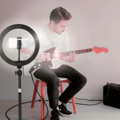 LogiLink Ring Light for Smartphone Ø 25 cm med bordstativ