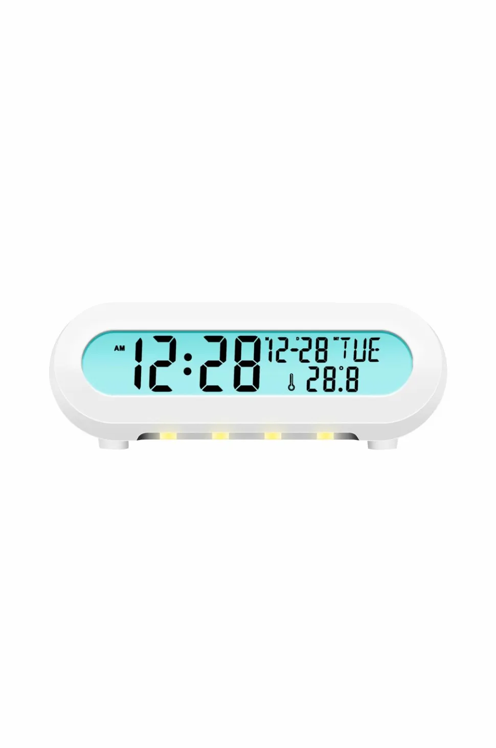 LogiLink Urradio med temperatur/luftfugtighed - USB-C/batteristrøm