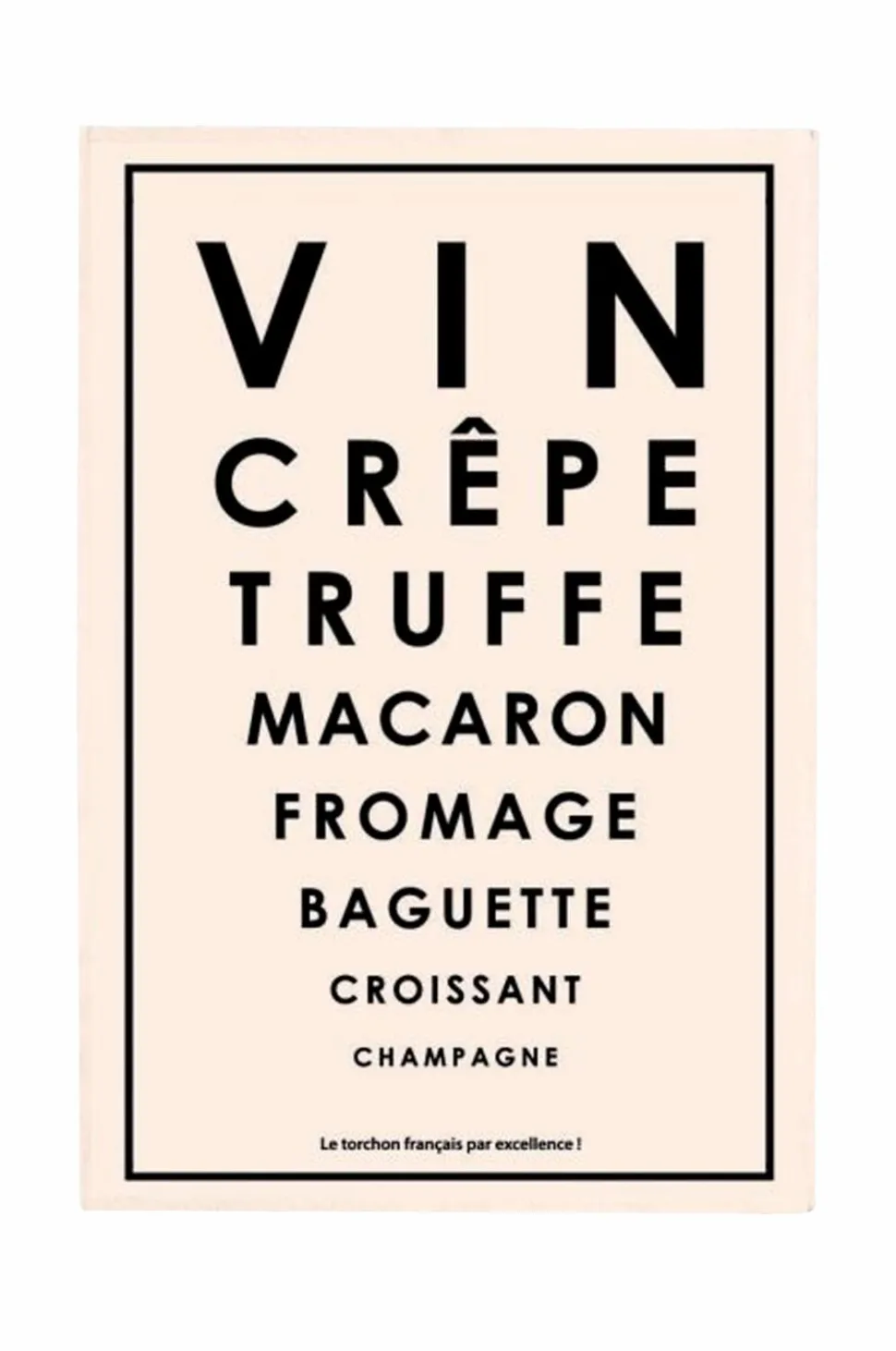 Maison Vivaraise Køkkenhåndklæde French Specialites 48 X 72