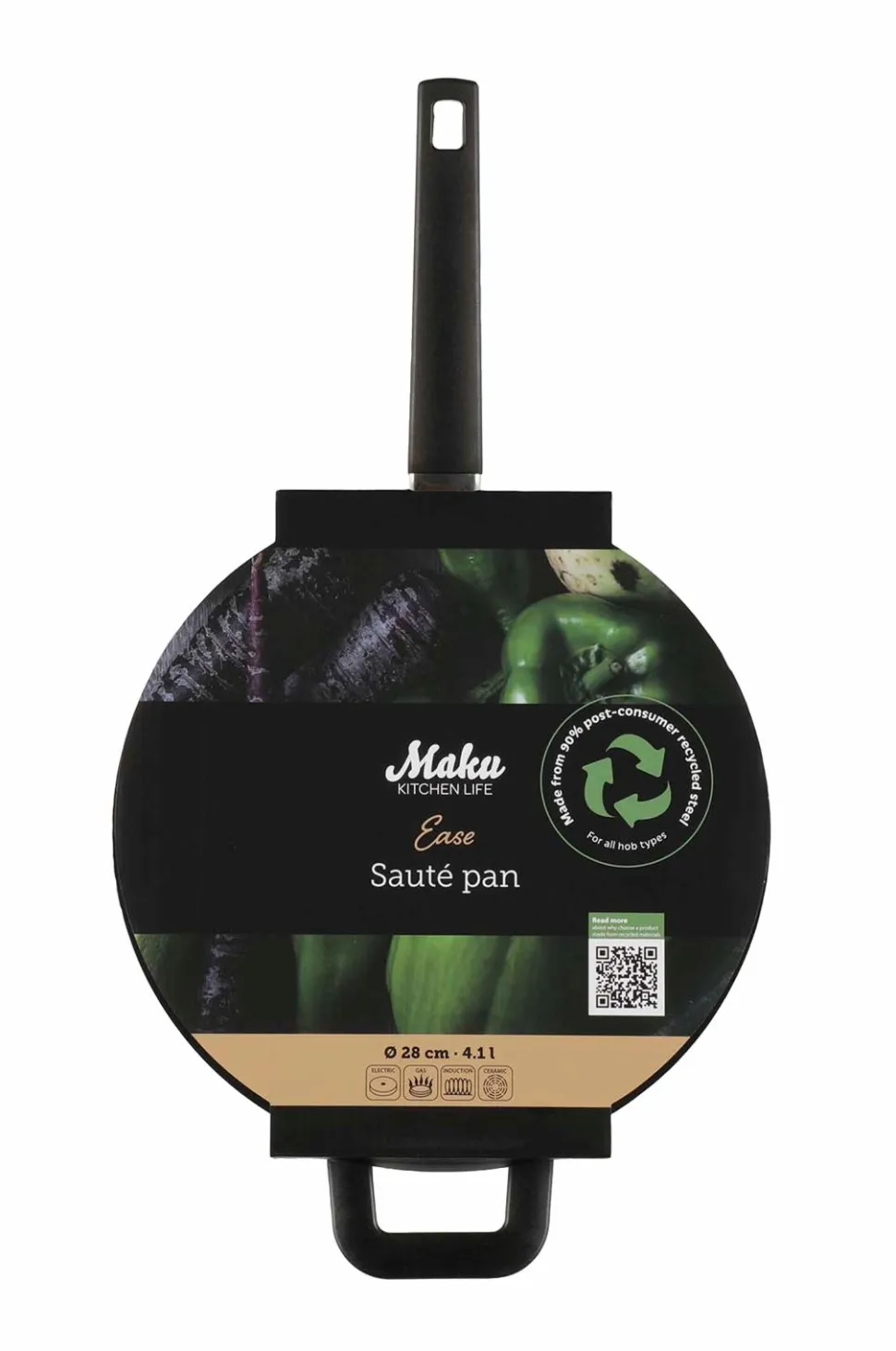 Maku Kitchen Life Sautépande Ease 28cm 4,1 L