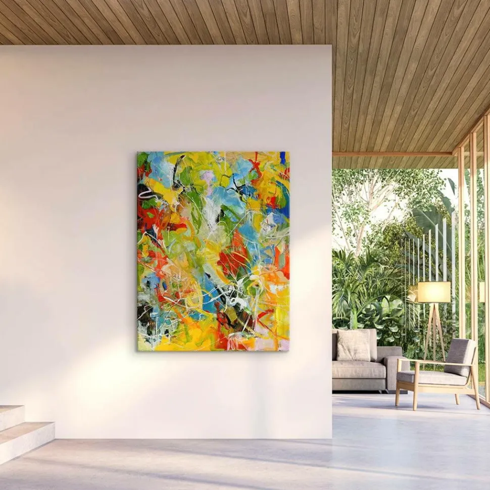 Malerifabrikken Color Catch / Blandet maleri / 90 X 120 cm