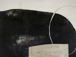 Malerifabrikken Design Painting / Sort Of Stone / 120x90 Cm / Egetræsramme