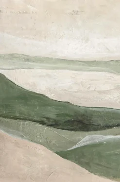 Malerifabrikken Design Maleri / Green Field / 90x120 Cm