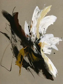 Malerifabrikken Hørmaleri / Explosive / 90x120 Cm / egetræsramme