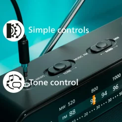 Philips Klassisk køkkenradio Net- eller batteridrevet