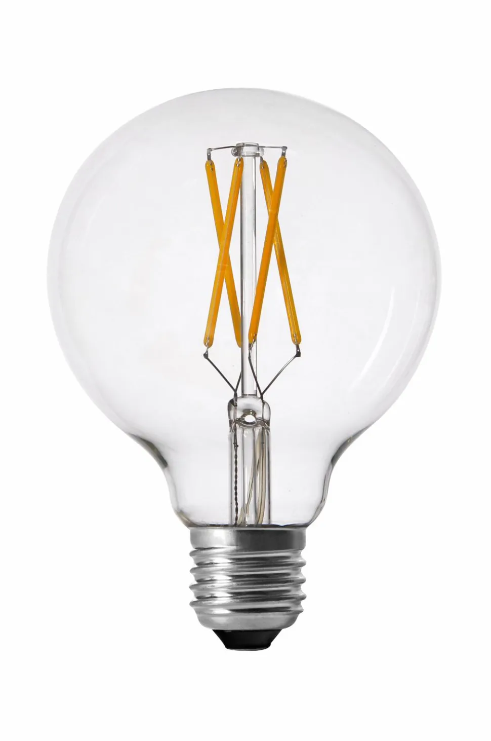 PR Home Shine LED Filament Globe Clear 95mm